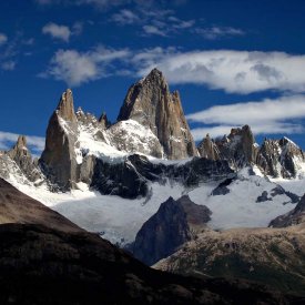 In clear weather, the iconic views of Patagonia’s Fitz Roy massif is an incredible sight.