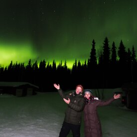<span>Alaska:</span> Northern Lights Adventure 35 Cross the Northern Lights off your bucket list with your loved ones.