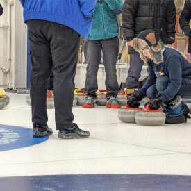 <span>Alaska:</span> Northern Lights Adventure 33 Try your hands on curling at the Fairbanks Curling Club.