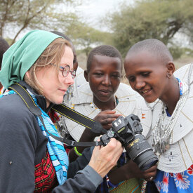 <span>Tanzania:</span> Great Migration Safari 62 Sharing memories with the Maasai in Tanzania.
