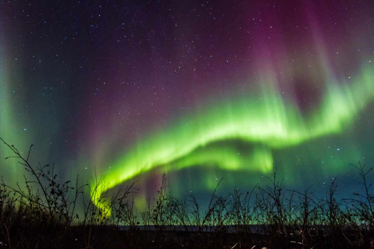 northern lights in Alaska photography