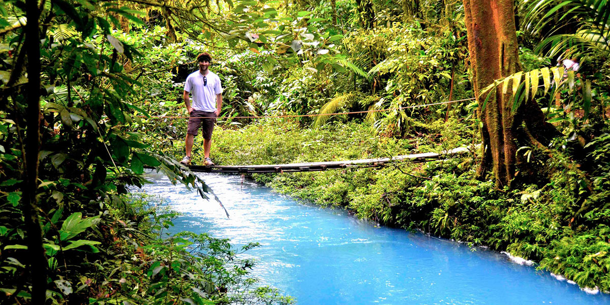 Jared Sternberg on a Jungle Bridge