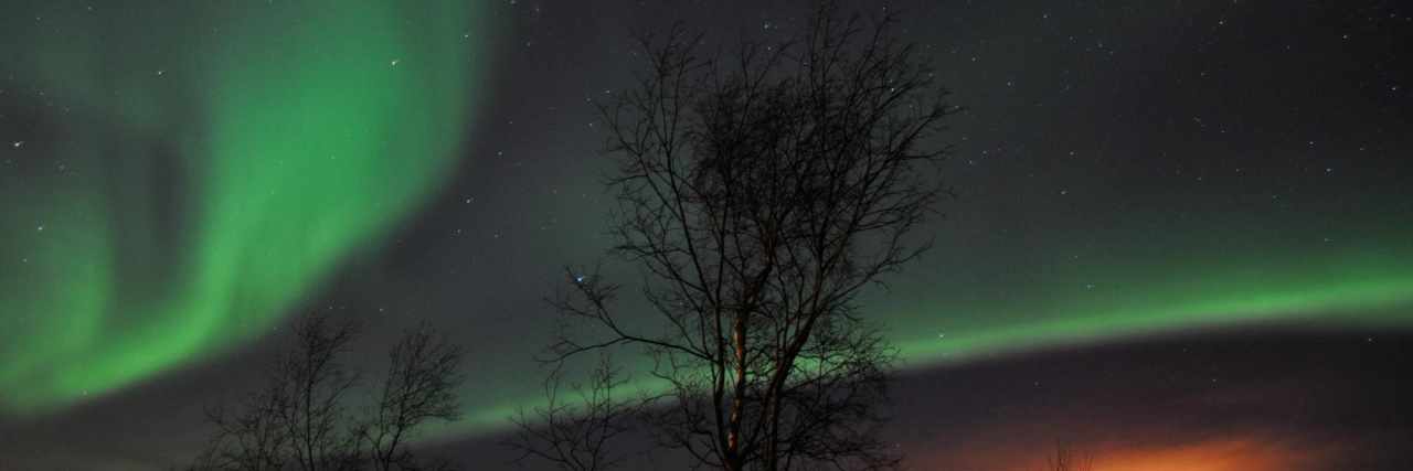 Viewing the northern lights in Faroe Islands