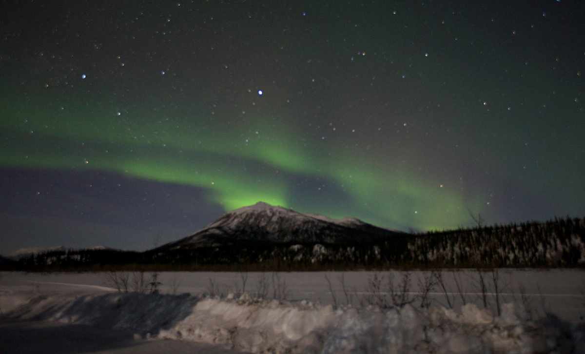 photographing the aurora