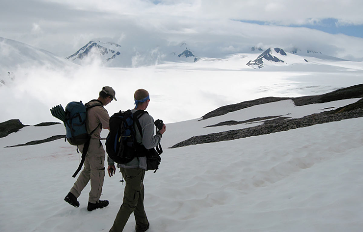Alaska's famous Harding Icefield Trail