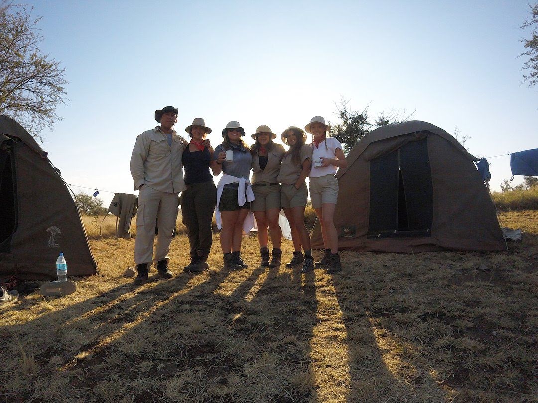 Camping in the Serengeti