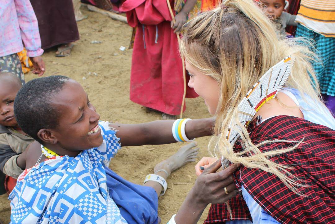 Maasai people in Tanzania Safari