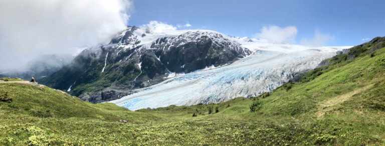 Photo of Exit Glacier in Alaska on Gondwana Ecotour's Glaciers & Grizzlies Adventure.