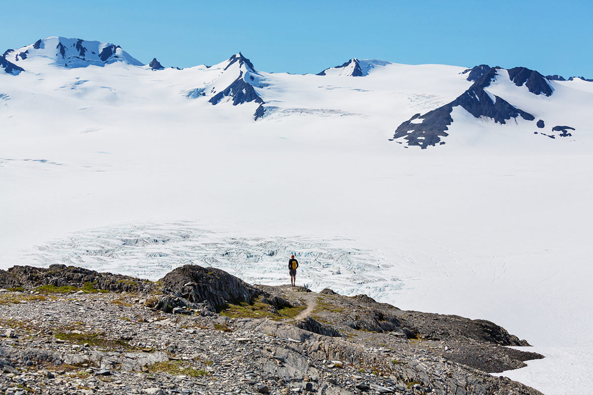 Picture of Exit Glacier in Kenai Fjords National Park, Alaska.