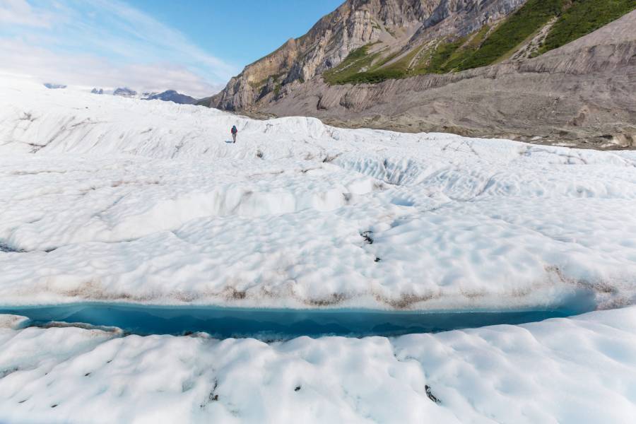 hike glaciers in Alaska
