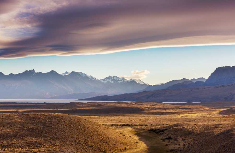 landscape of mountains in Argentina