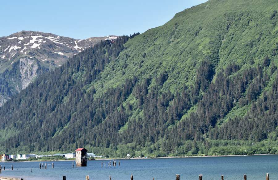 Alaska mountains in the summer