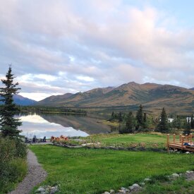 Take in the serene sights of Otto Lake at Denali Lakeview Inn.