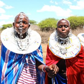 Maasai Women Wear and Sell Beautiful Handmade Jewelry