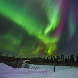 Aurora Viewing from Nearby Trails