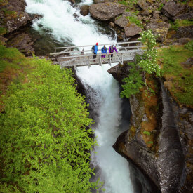 One of many Fjord waterfalls