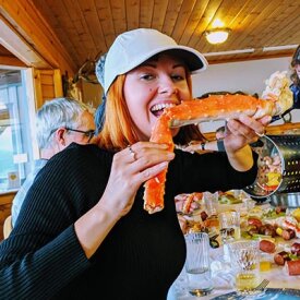 Get a taste of Alaska during a traditional seafood boil!