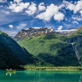 The magnificent Loen Valley in Norway