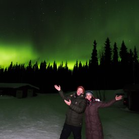 Cross the Northern Lights off your bucket list with your loved ones.
