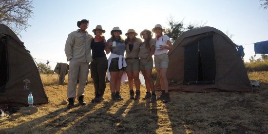 Camping in the Serengeti
